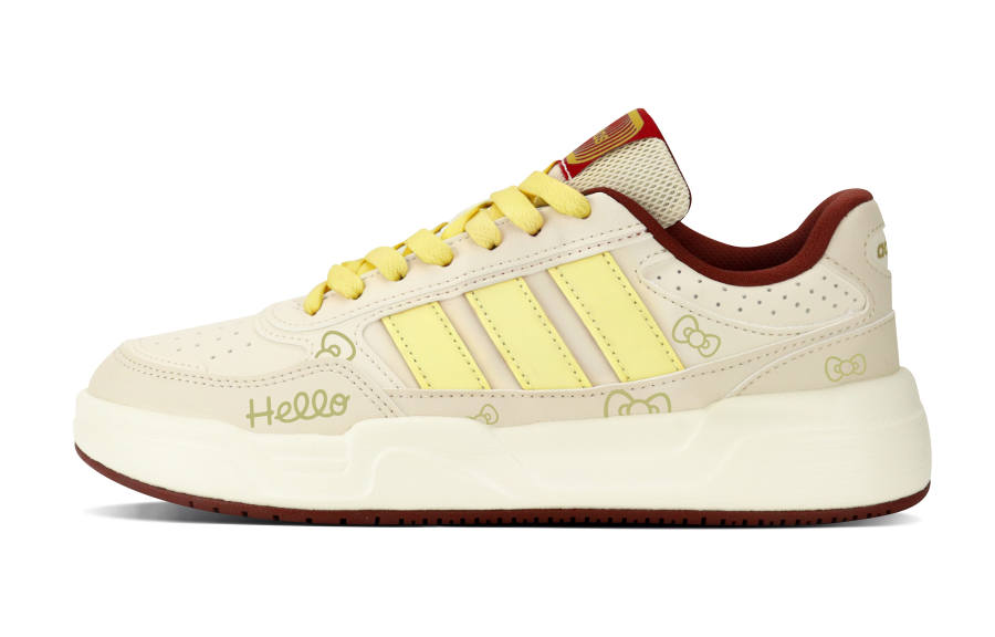 Adidas Adidas LITE BALLER Low top Skateboard Shoes Unisex Beige Yellow