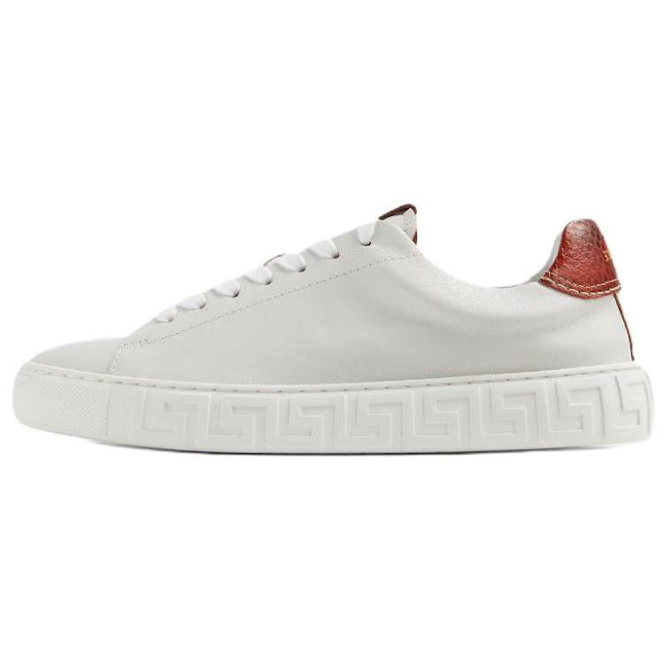 VERSACE Greca Low top Skateboard Shoes Women's White