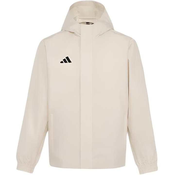 Adidas Adidas Entrada 22 Jackets Men's Light Ivory Hooded Non Detachable Moderate