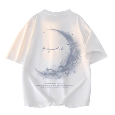 Feiyue T Shirts Unisex Crew Neck Moderate Heavyweight