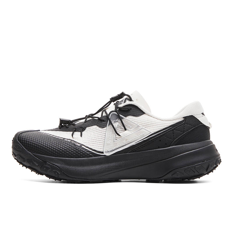 PEAK Cushioning Slip Resistant Abrasion Resistant Support Rebound Casual Shoes Women's Ivory Black