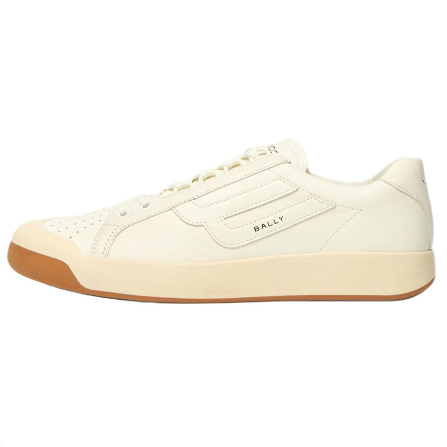 BALLY BALLY Competition Leather Low top Skateboard Shoes Men's White
