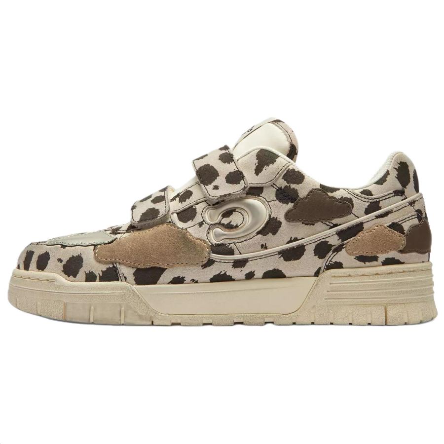 COACH Soho Cow Leather Low top Skateboard Shoes Women's Barley Town Color