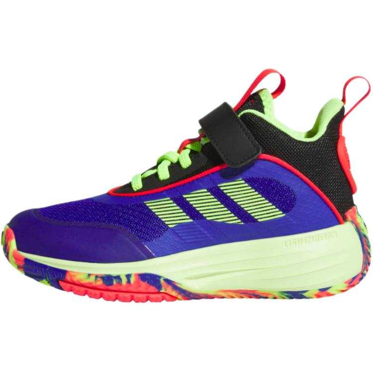 Adidas Adidas OwnTheGame 3.0 Breathable Support Abrasion Resistant Low top Basketball Shoes Blue Kids'
