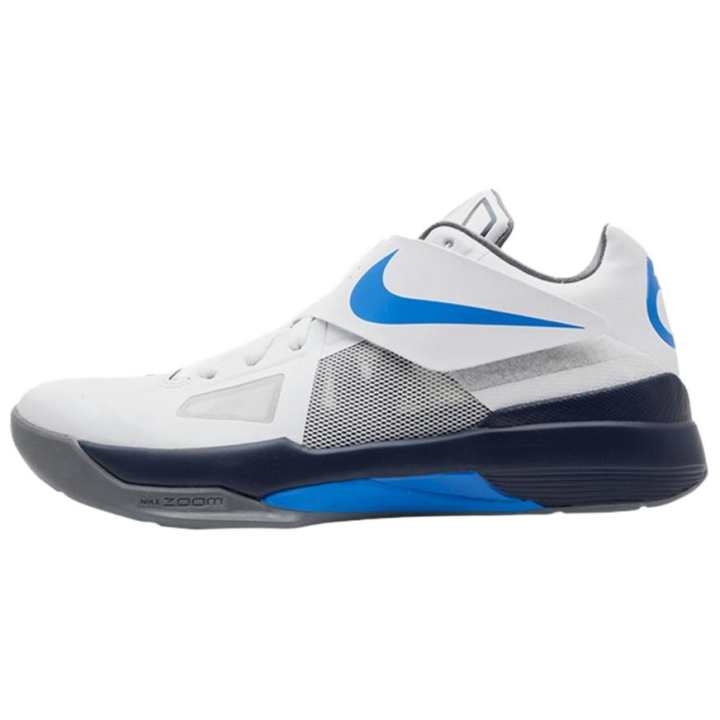 Nike Nike KD 4 Basketball Shoes Men's White Blue