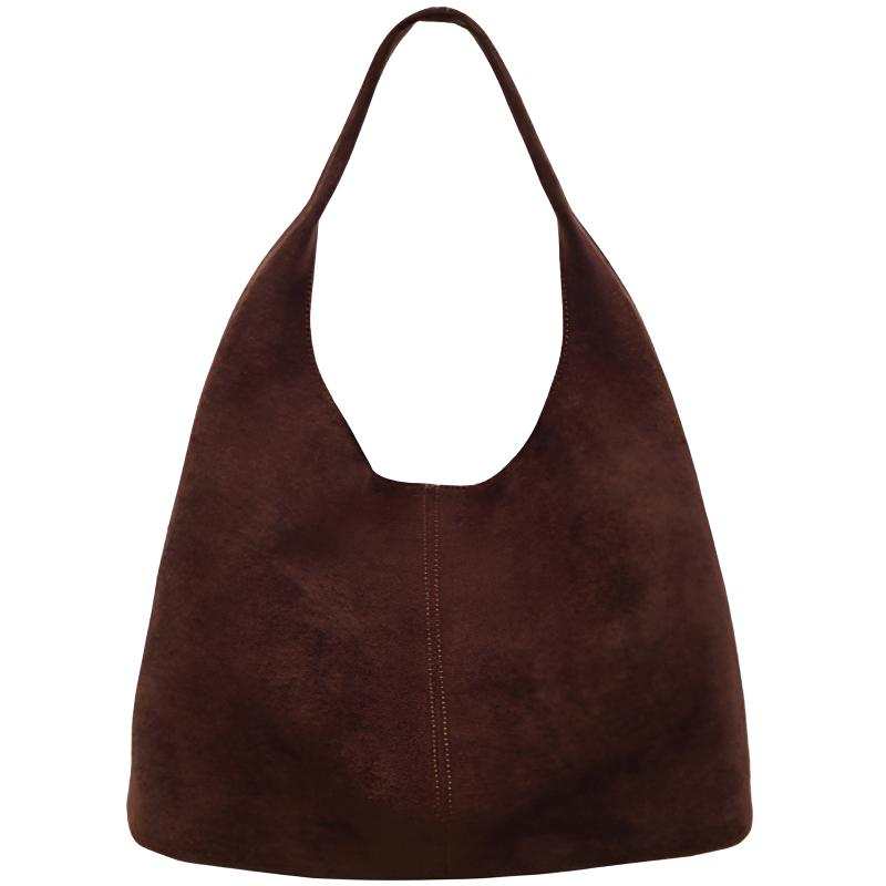 Tonlion Flannelette Shoulder Bag Women's Coffee