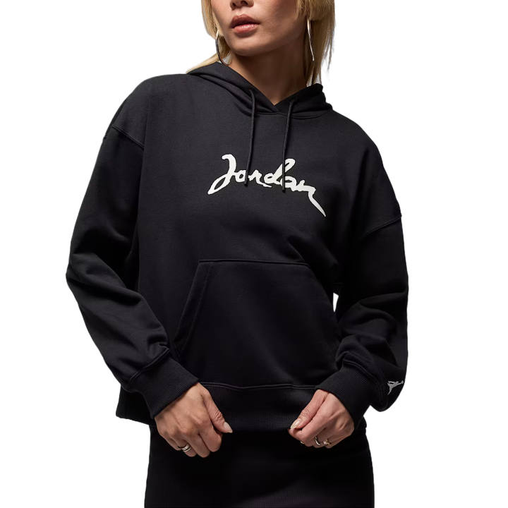 Jordan Jordan Brooklyn Hooded Fleece Lined Thermal Loose Fit Sweatshirt Women's