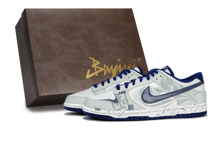 Nike Nike Dunk LOW RETRO Low top Skateboard Shoes Men's Blue White