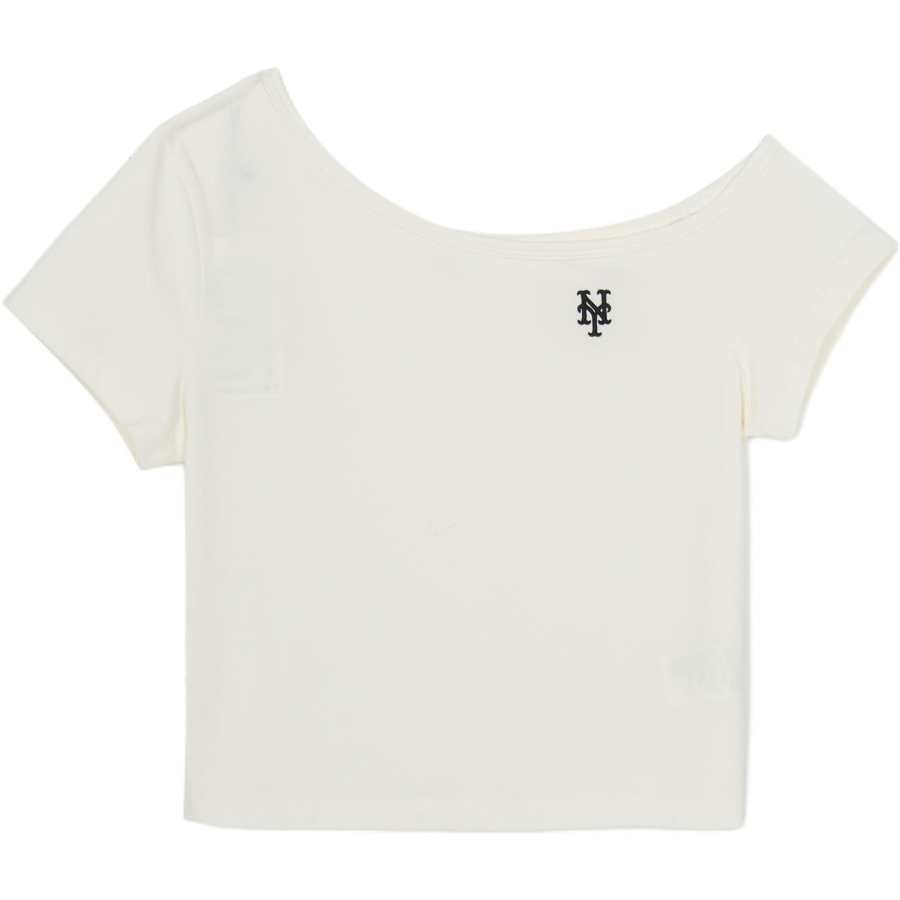 MLB MLB T Shirts Women's Cream Crew Neck