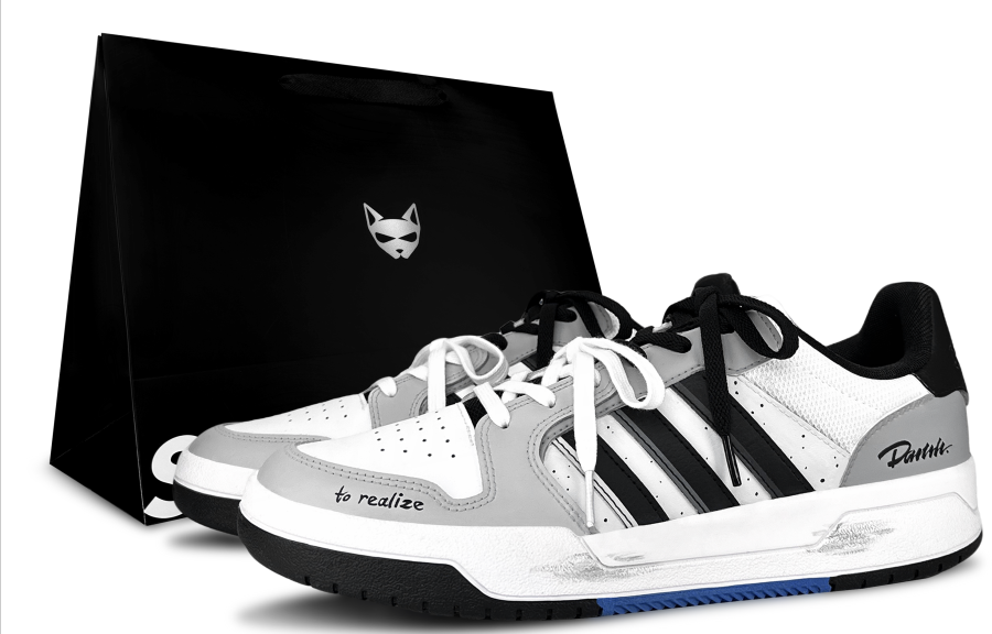 Adidas Neo Entrap Boundary Memory Abrasion Resistant Low top Skateboard Shoes Unisex Gray White