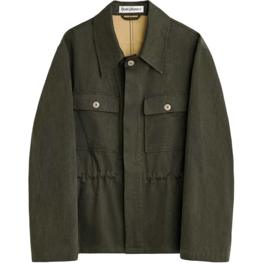 OUR LEGACY Our Legacy coated pocket jacket
