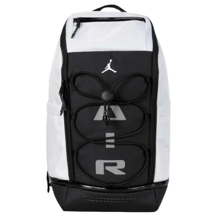 Jordan Jordan Polyester Backpack Medium Unisex White & Black