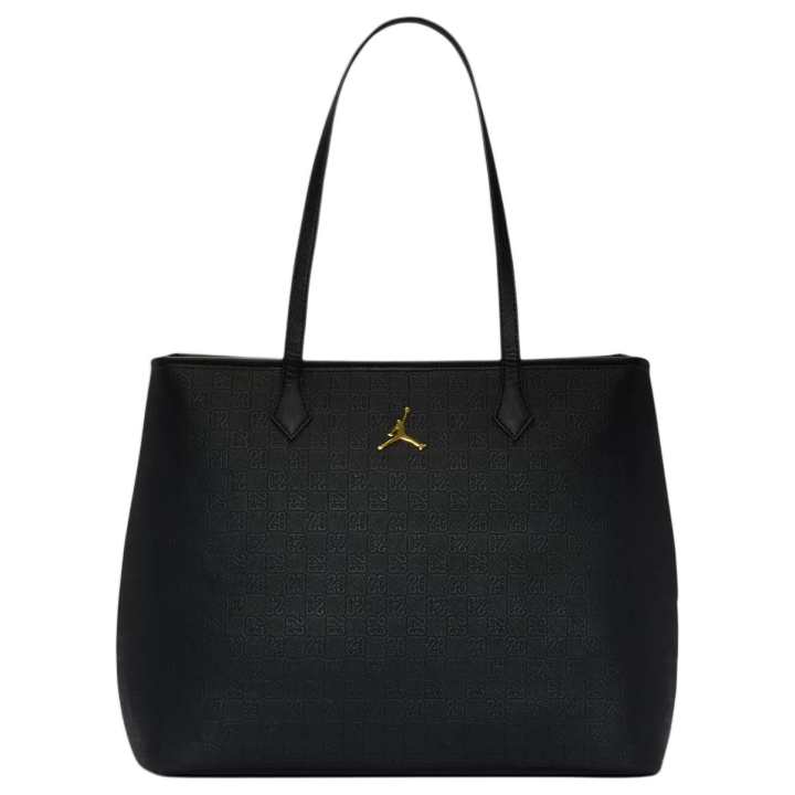 Jordan Jordan Monogram Polyurethane Handbag Unisex Black