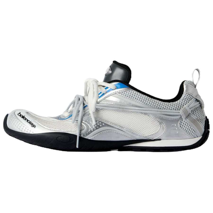 Balenciaga Radar Gradient Lines Low top Casual Shoes Men's Silver