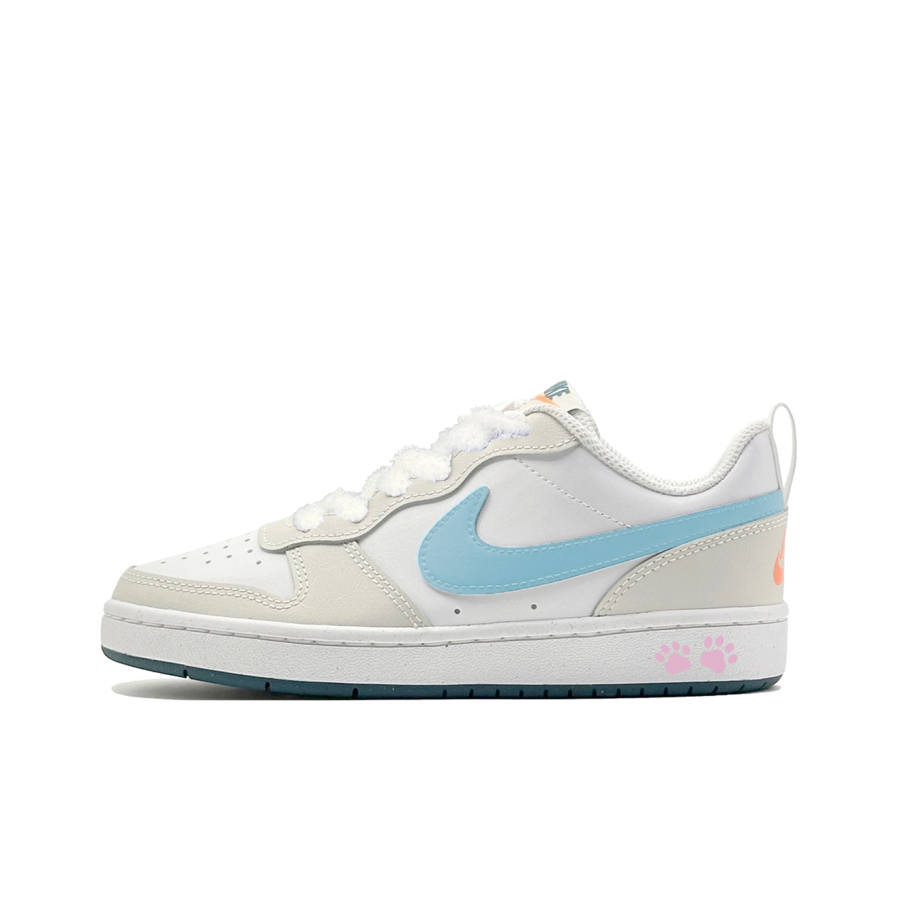 Nike Nike Court Borough 2 Maris Sal Cat Paw Leather Kids' Skateboarding Shoes Teenagers