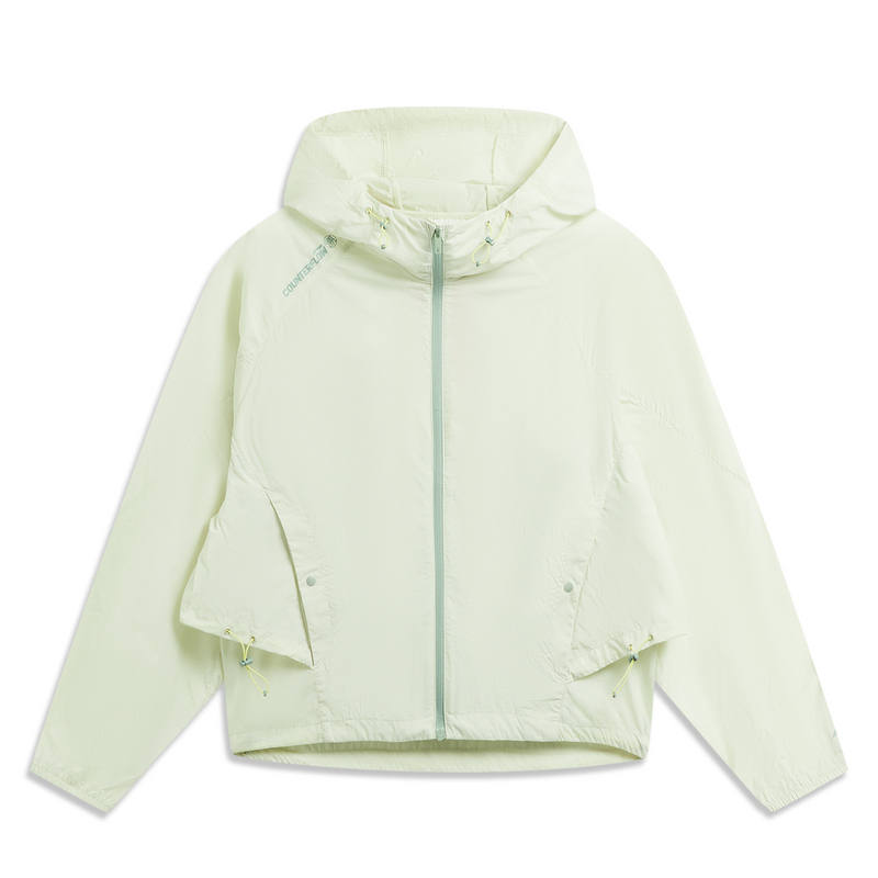 Li-Ning Li Ning Outdoor CF Tracing Sun Protection Clothing Women's White Green