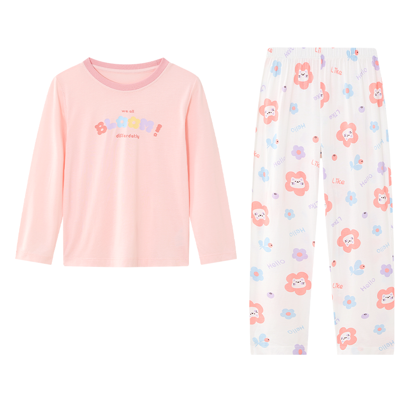 Hodo Kids Loungewear Sets Crew Neck Moderate