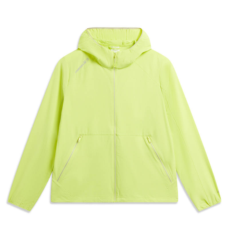 Li-Ning Li Ning Outdoor CF Tracing Sun Protection Clothing Women's Yellow Firefly Green