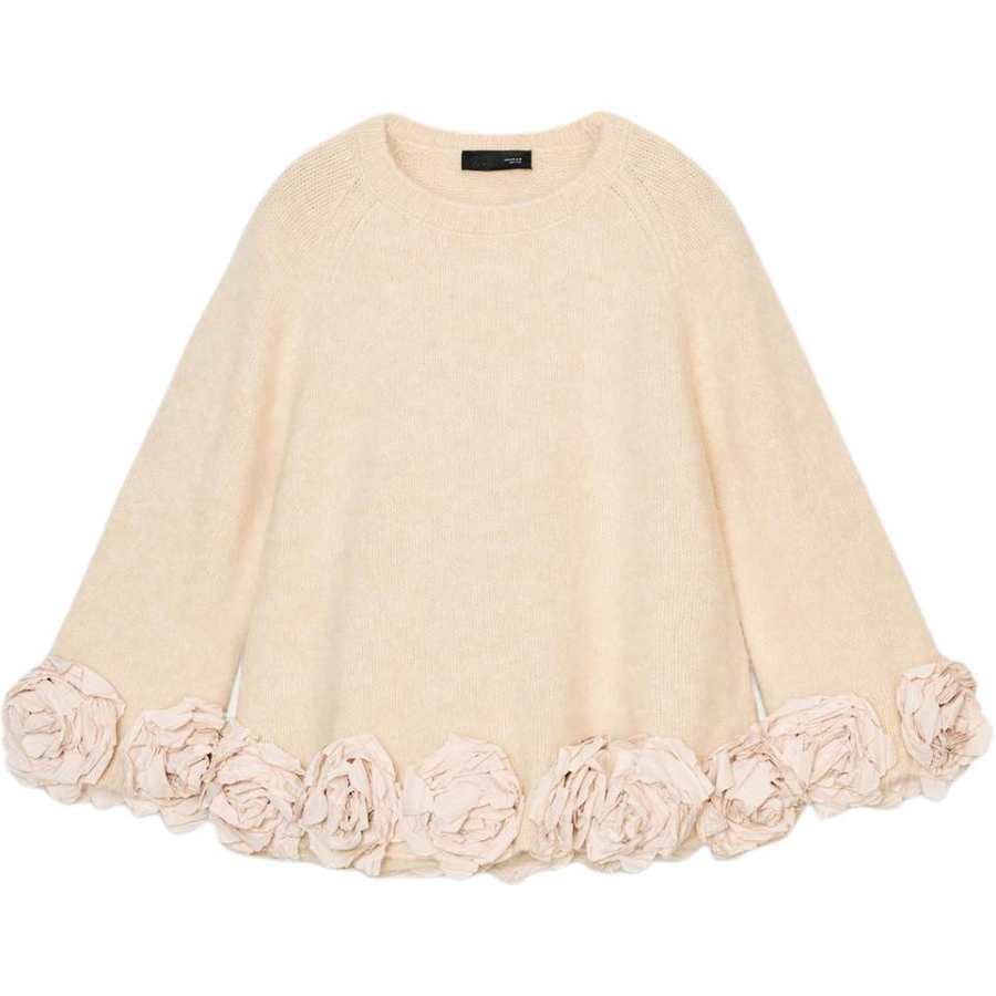 ZARA Sweaters Women's Light Pink Crew Neck Moderate Other