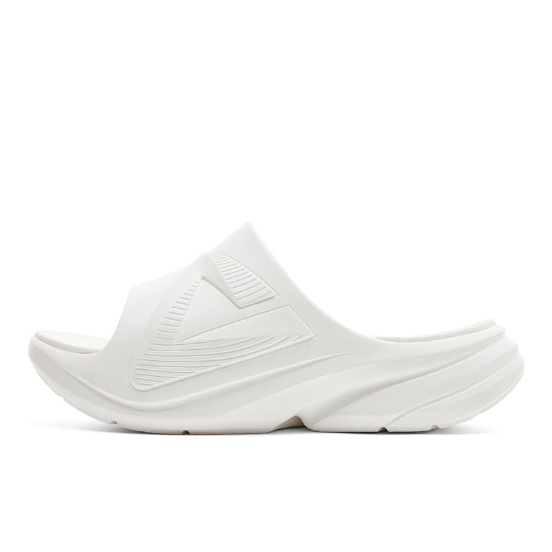 PEAK Quiet Slip Resistant Abrasion Resistant Cushioning Slide Slippers Unisex Ivory