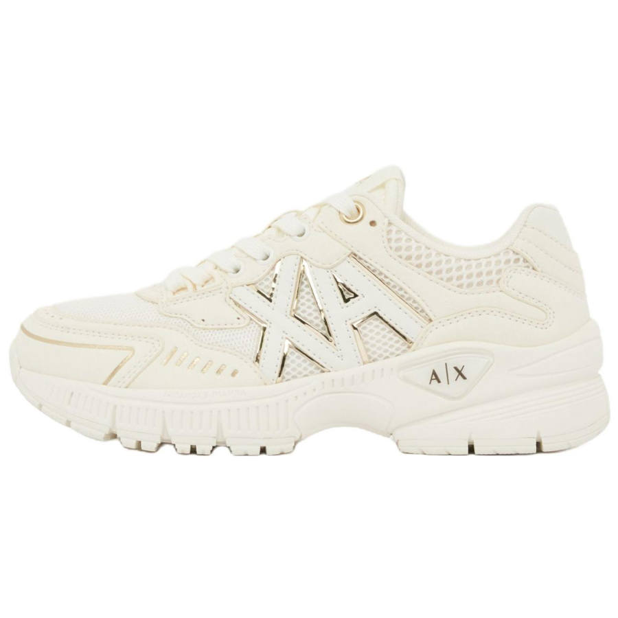 ARMANI EXCHANGE ARMANI EXCHANGEAE Low top Casual Shoes 4.3cm Women's Ecru