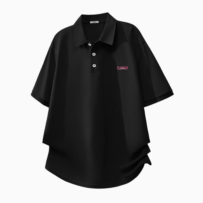 MINISO Polo Shirts Unisex Polo Collar Moderate Straight Fit