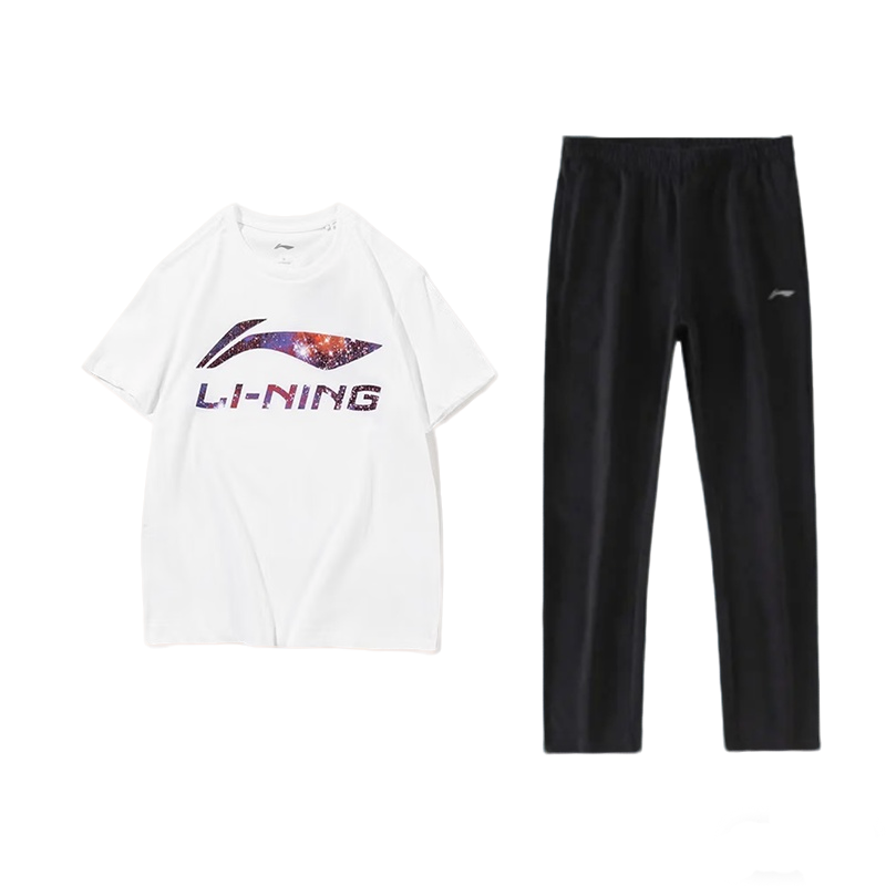 Li-Ning Li Ning Casual Sportswear Unisex White+Black