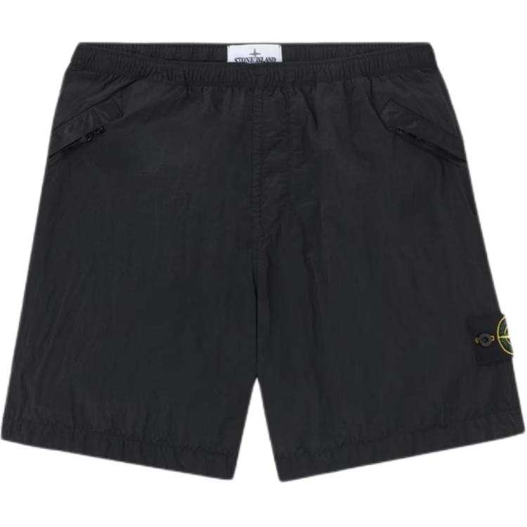 STONE ISLAND Casual Shorts Men's Black