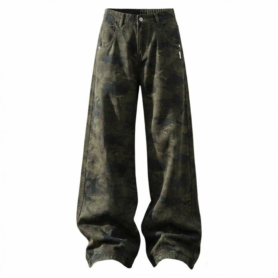DEERWAY Jeans Unisex Moderate Straight Fit Pants
