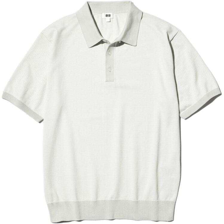 UNIQLO SS26 Polo Shirts Unisex Light Gray Moderate