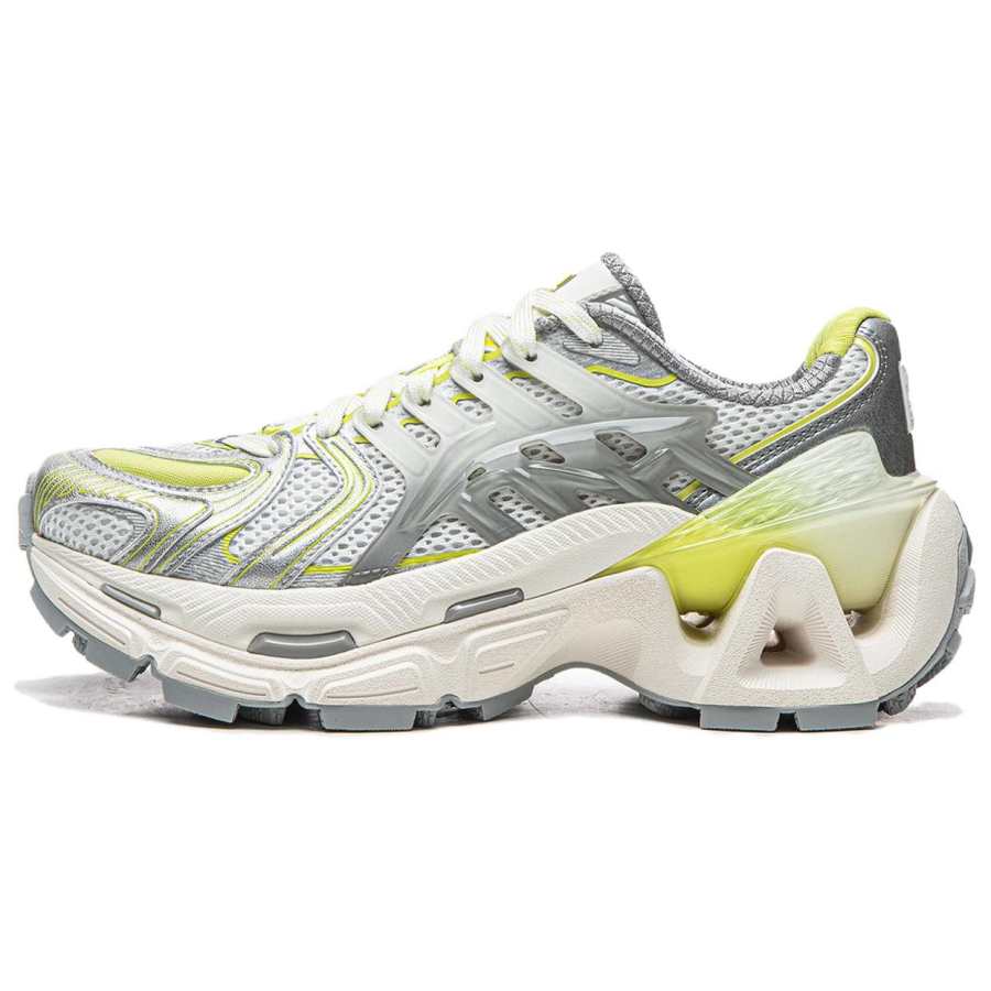 Li-Ning Li Ning Furious Rider ACE 3 Abrasion Resistant Breathable Low top Chunky Sneakers Women's Silver Gray