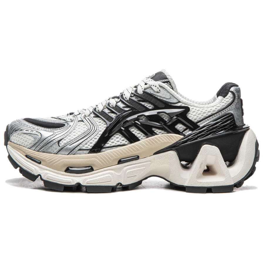Li-Ning Li Ning Furious Rider ACE 3 Abrasion Resistant Breathable Low top Chunky Sneakers Women's White Silver Black