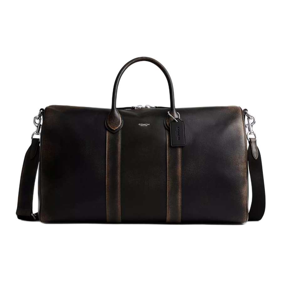 COACH COACH Leather Handbag Large Men's Dark Coffee