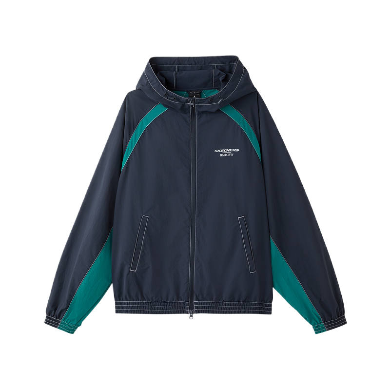 Skechers Jackets Unisex Safety Blue/0515 Hooded Moderate Other