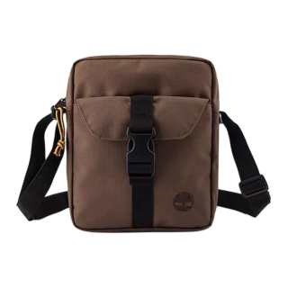 Timberland Polyester Shoulder Bag, Crossbody Bag Unisex Chocolate
