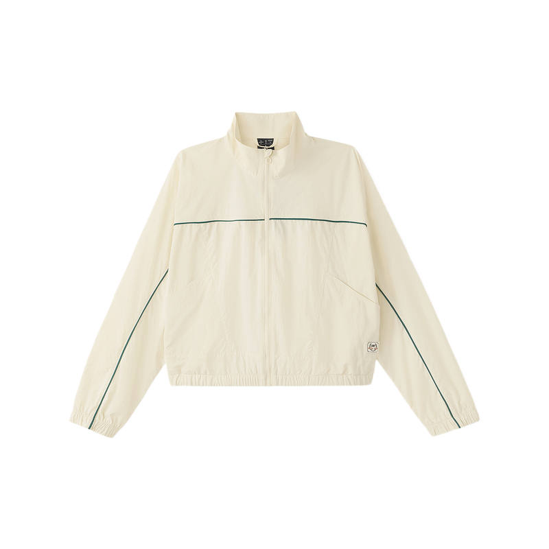 Skechers Jackets Women's Streptopelia White/029Y Stand Collar Moderate Other