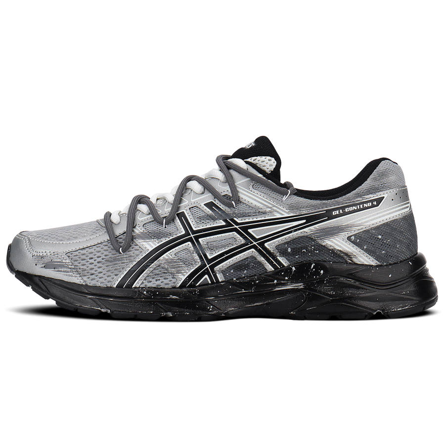 ASICS Gel Contend 4 Synthetic Leather Cushioning Coverage Breathable Low top Casual City Commuting Running Shoes Men's