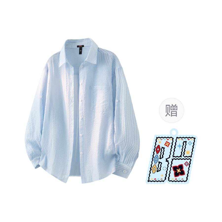 BALENO Shirts Unisex Lapel Moderate Workwear