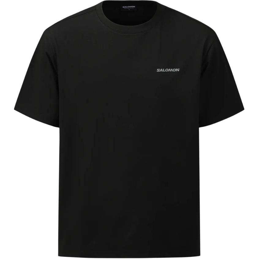 SALOMON UNI T Shirts Unisex Black Crew Neck