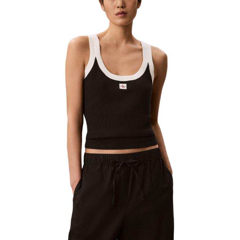 Calvin Klein Tank Tops Women's Black Other