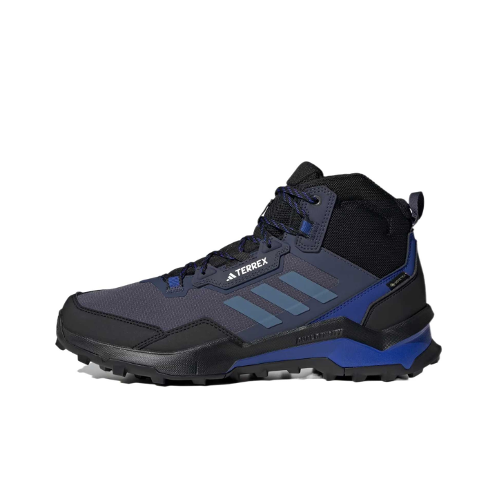 Adidas Adidas Terrex Ax4 Comfortable Abrasion Resistant Mid top Hiking Shoes Men's Marine Blue