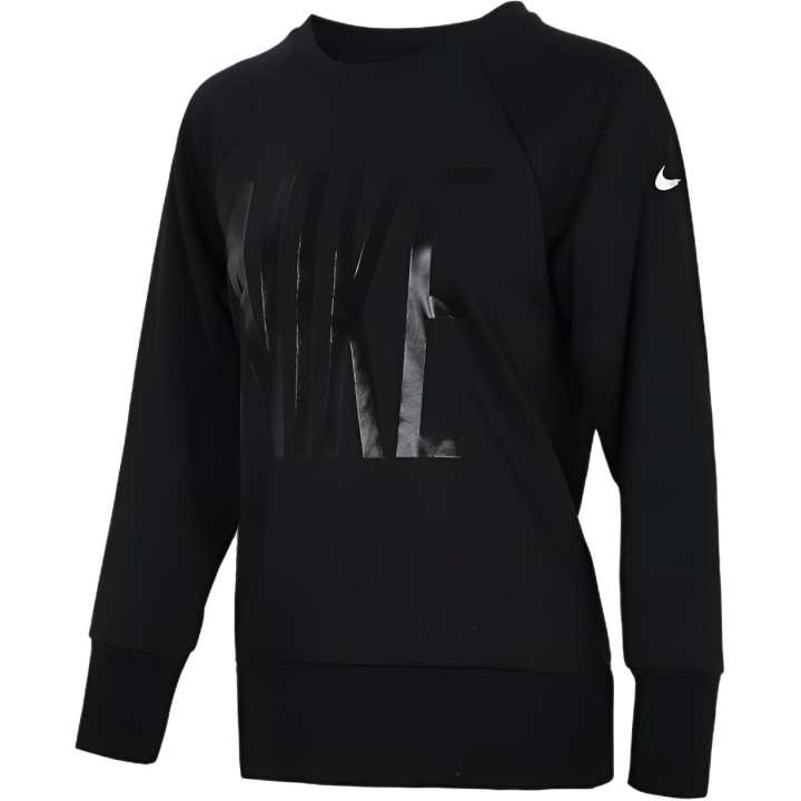 Nike Nike Sweatshirts Women's Black Crew Neck Moderate Regular