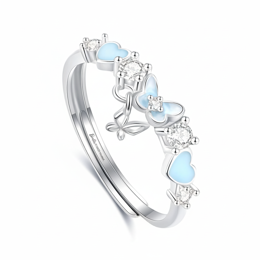 Barbie Barbie 925 Sterling Silver Rings Unisex