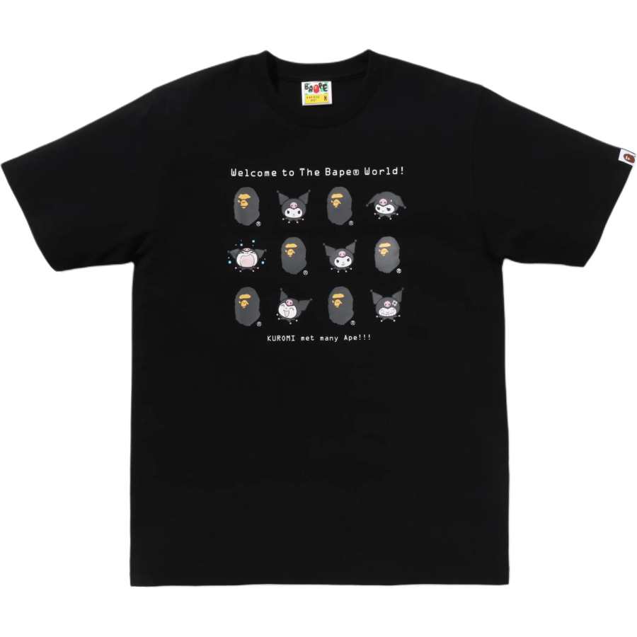 A BATHING APE x KUROMI T Shirt SS26 Kids'