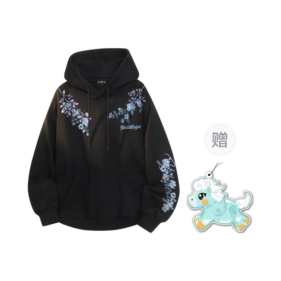 YALU Sweatshirts Unisex Hooded Moderate Regular