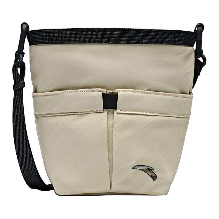 Anta Minimalist Fashion Fabric Crossbody Bag, Shoulder Bag Regular Unisex Cold Mist Gray