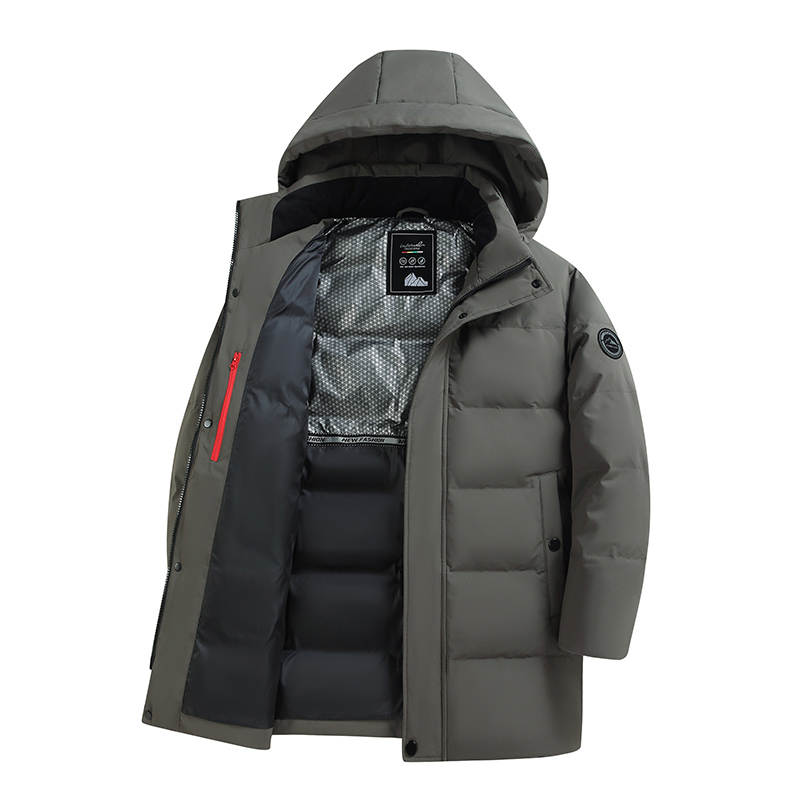 YALU Down Jackets Men's Detachable Hood Thickened Other