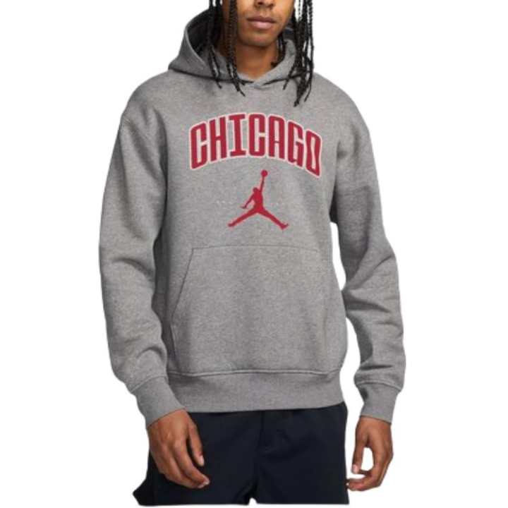 Jordan Jordan Air Sweatshirts Men's Gray Hooded Moderate