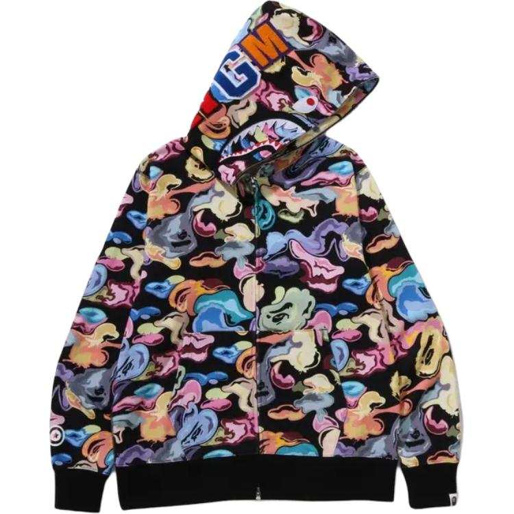 A Bathing Ape hooded zip-fastening hoodie