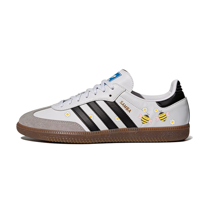 Adidas Custom Adidas Samba OG Peak Dance Among Flowers Cute Style Abrasion Resistant Slip Resistant Low top